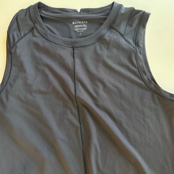 Athleta Sunchaser Black Tank Top Camisole Size L | Stretch Athletic Layer - Picture 6 of 8